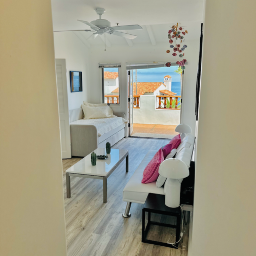 - Walk through the door & straight into sunshine, sea views, & stylish comfort
- Open concept space flows effortlessly from indoors to out, with light leading the way
- Whether you’re lounging inside or stepping onto the terrace, the view is always front & center