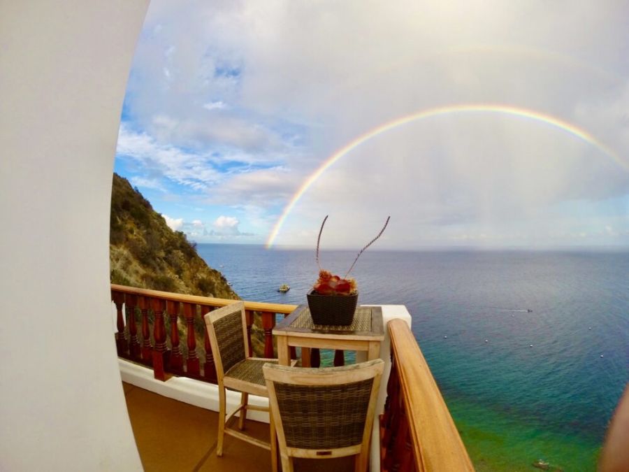 View from patio