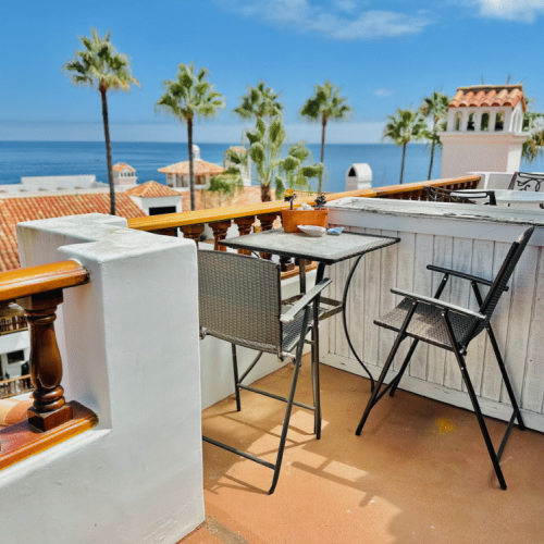 - Morning coffee, sunset wine, or late night chats, this spot is made for the moments in between
- Take a seat, take in the view, and feel the breeze roll in off the Pacific
- With tiled rooftops and swaying palms as your backdrop, every hour feels golden